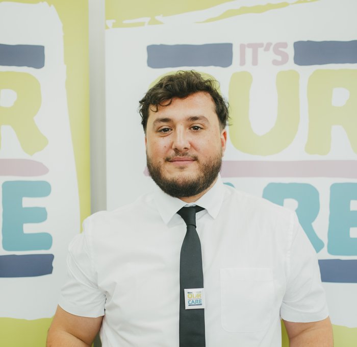 A portrait photo of George who grew up in care