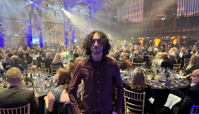 Aaron from employability service at Action for Children Starry Night