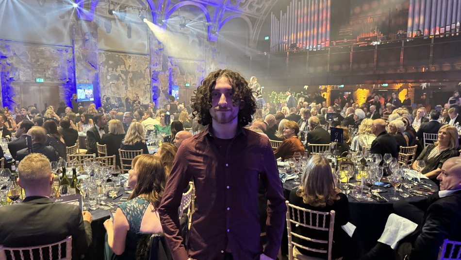 Aaron from employability service at Action for Children Starry Night