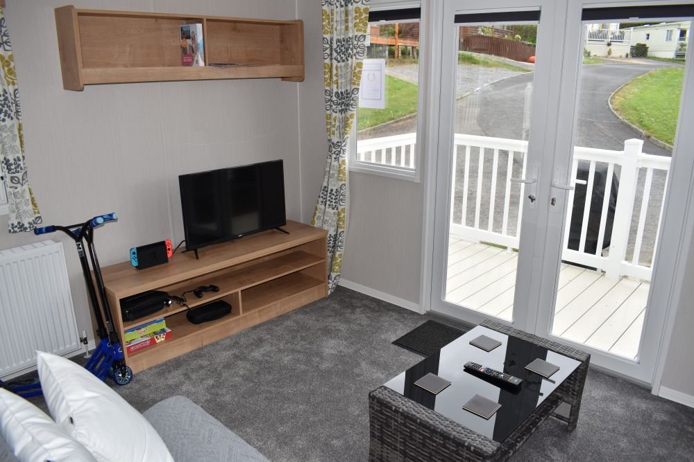 Interior of Gower Caravan