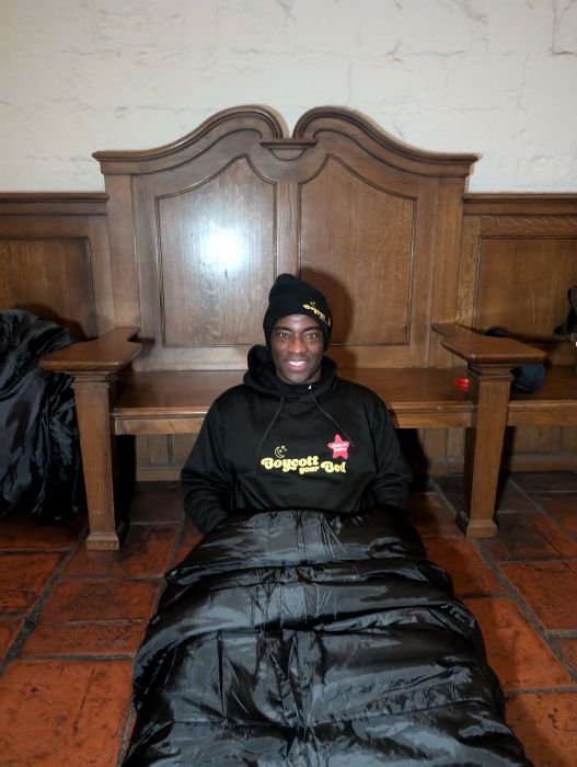 Tim Campbell at Boycott Your Bed 2025