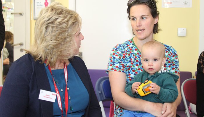 Vicky Sanham at Andrea Leadsom visit to Action for Children in Devon.jpeg