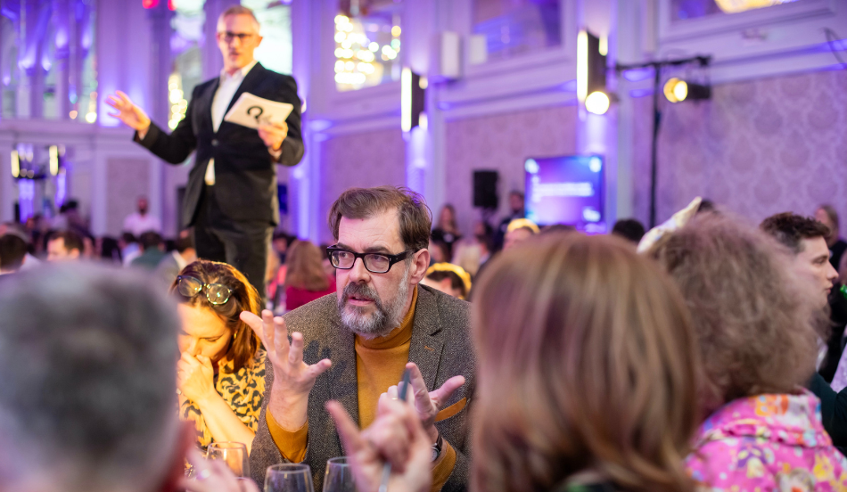 Richard Osman at Ultimate News Quiz
