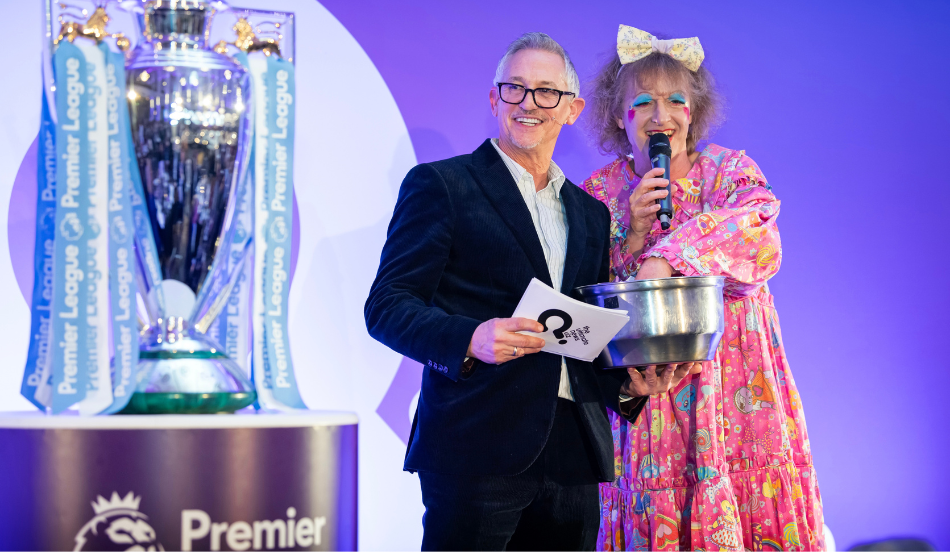 Gary Lineker and Grayson Perry