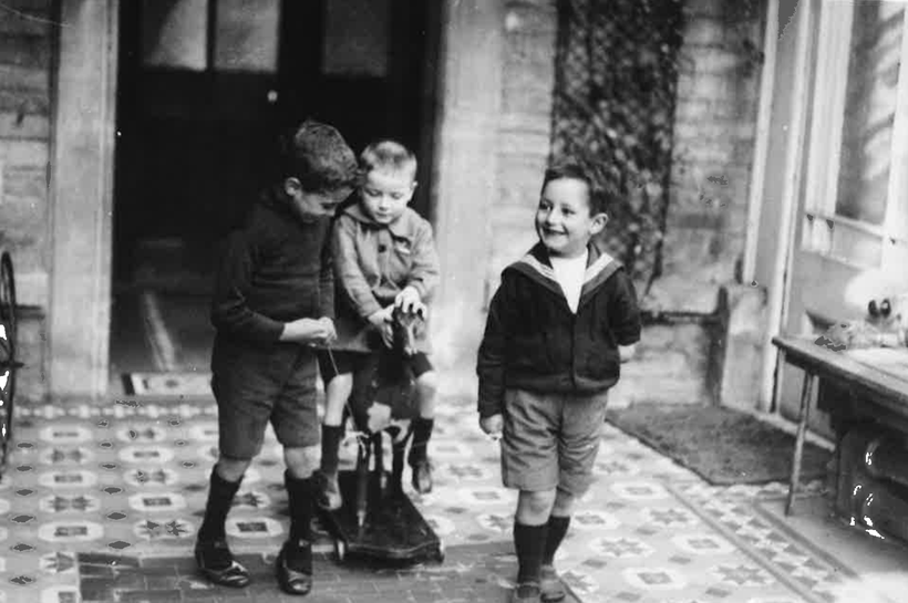 Three boys playing