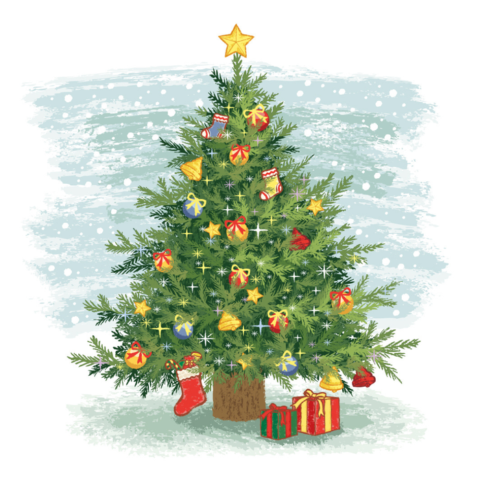 Traditional design - Christmas tree